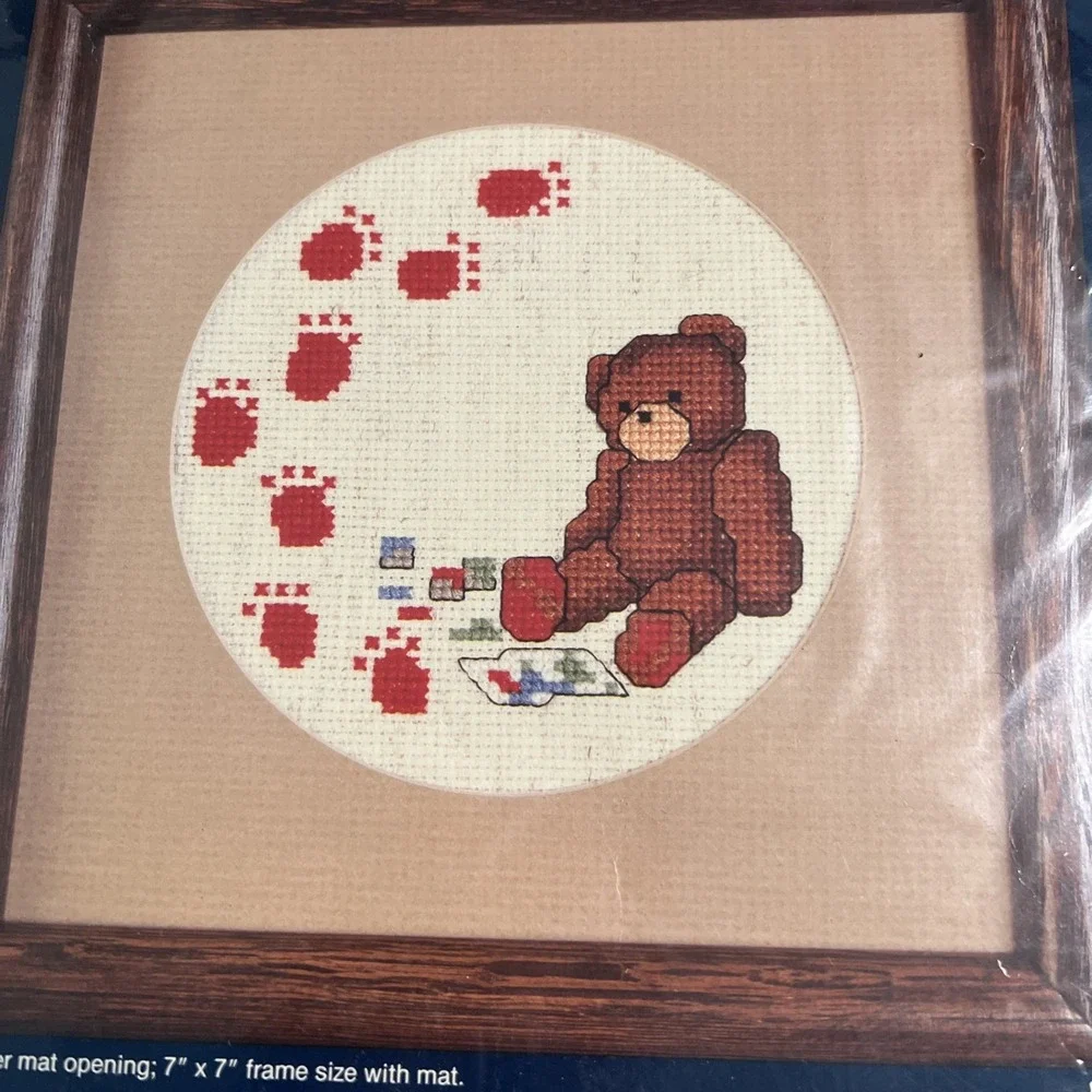 VINTAGE 1985 Dale Burdett Counted CrossStitch Kit 